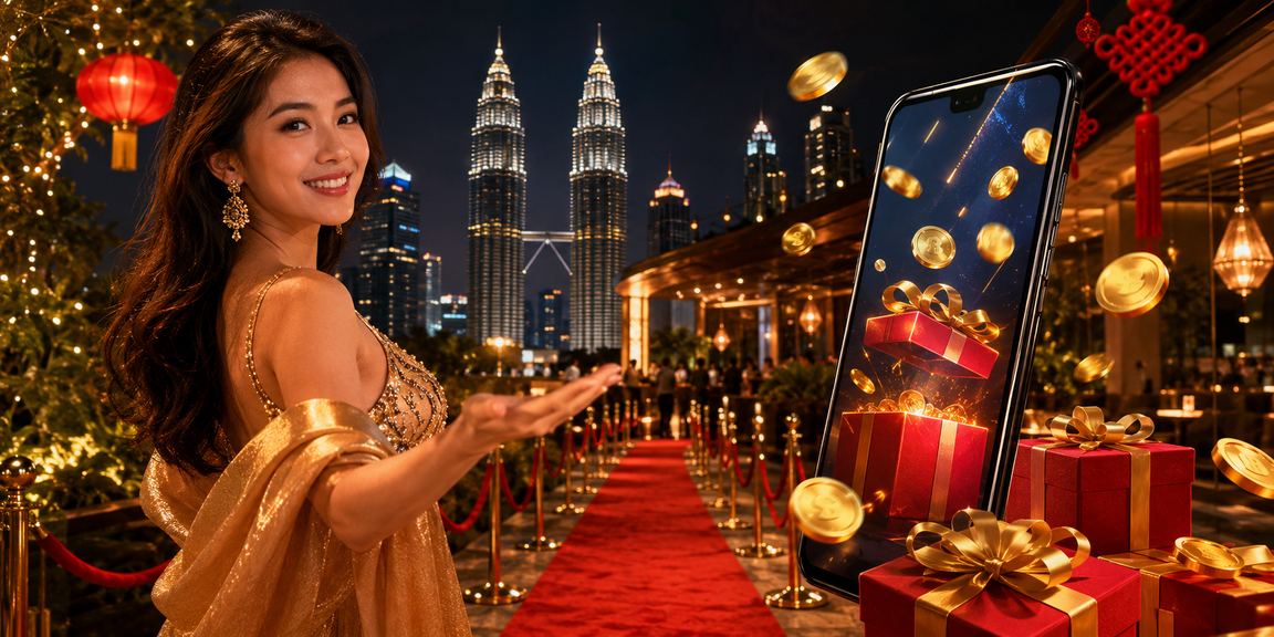 Suasana permainan kasino mudah alih di Kuala Lumpur dalam gaya Melayu